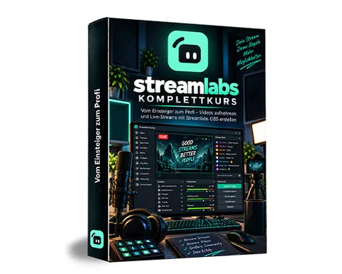 Produktbild Streamlabs OBS Komplettkurs