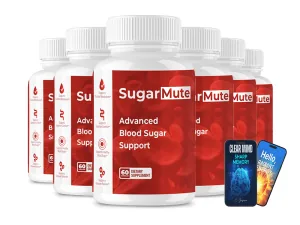 SugarMute Nahrungsergänzung, Paket mit 6 Flaschen
