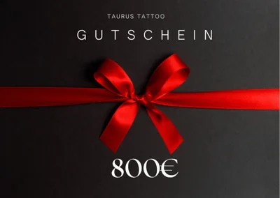 Produktbild Taurus Tattoo Gutschein über 800 Euro