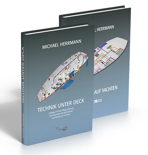 Buchcover Technik unter Deck und Elektrik auf Yachten