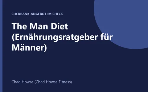 Produktbild The Man Diet