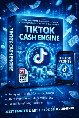 Produktbild TIKTOK CASH ENGINE: Mit TikTok ohne Gesicht Geld verdienen