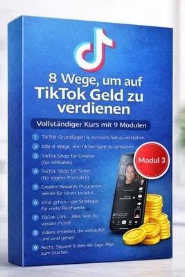 Produktbild TikTok Masterclass Modul 3: TikTok Shop für Creator