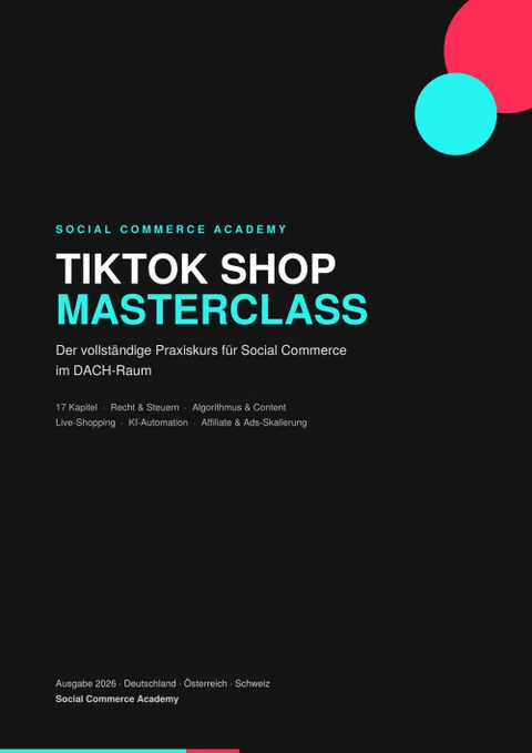 Produktbild TikTok Shop Masterclass für den DACH-Raum