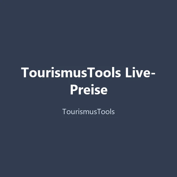 Produktbild TourismusTools Live-Preise (Preisvergleich für Hotels, Abo)