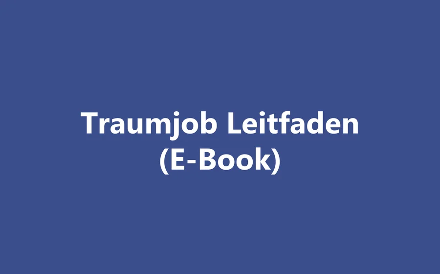 Produktbild Traumjob Leitfaden (E-Book)
