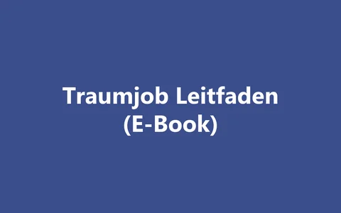 Produktbild Traumjob Leitfaden (E-Book)