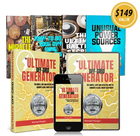 Cover des digitalen Ratgeberbundles Ultimate OFF-GRID Generator