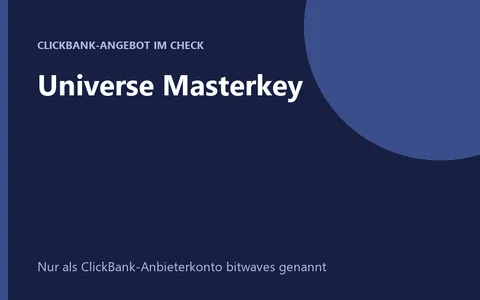 Angebot Universe Masterkey
