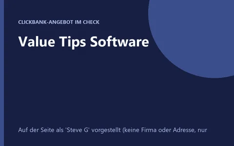 Produktbild Value Tips Software Pferdewetten