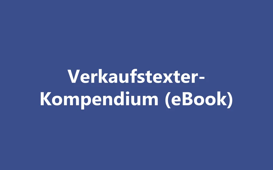 Produktbild Verkaufstexter-Kompendium