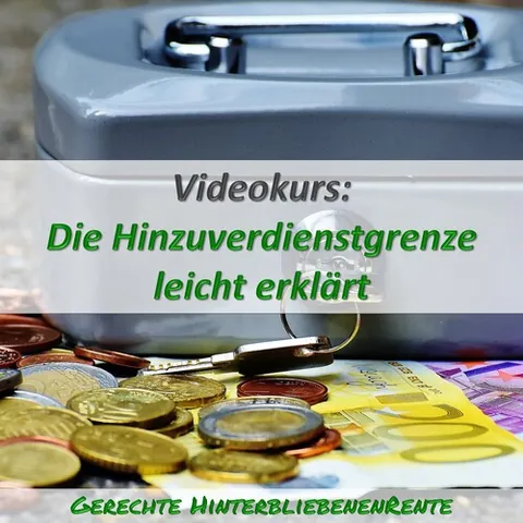 Produktbild Videokurs Hinzuverdienstgrenze von Verwitwet leben
