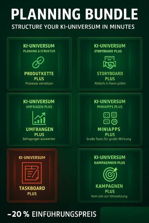 Produktbild Vires KI-Universum - Planung und Struktur Bundle
