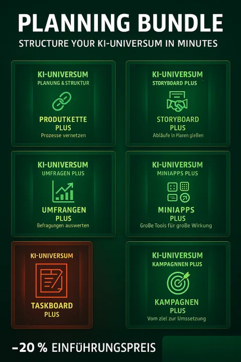 Produktbild Vires KI-Universum - Planung und Struktur Bundle