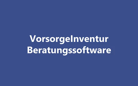 Produktbild VorsorgeInventur Beratungssoftware