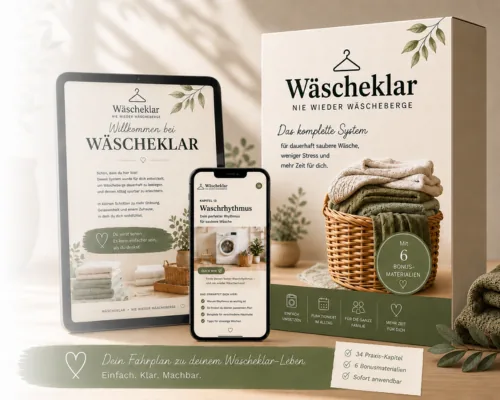 Produktbild E-Book Wäscheklar, Nie wieder Wäscheberge