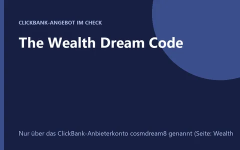 Produktbild The Wealth Dream Code