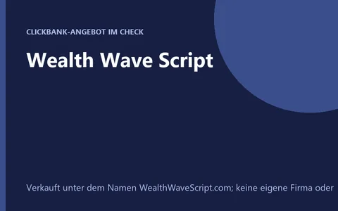 Grafik zum digitalen Produkt Wealth Wave Script