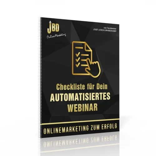Produktbild Webinar Checkliste von Josef Brameshuber