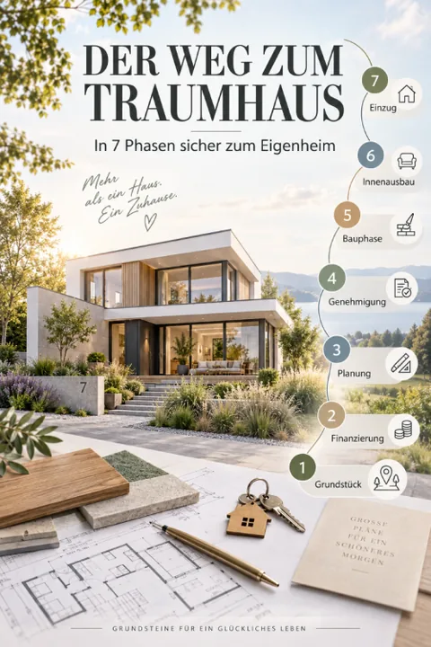 Produktbild E-Book Der Weg zum Traumhaus in 7 Phasen