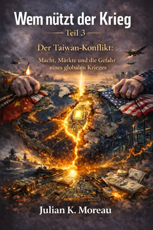 Titelbild des E-Books Wem nützt der Krieg – Teil 3: Der Taiwan-Konflikt von Julian K. Moreau