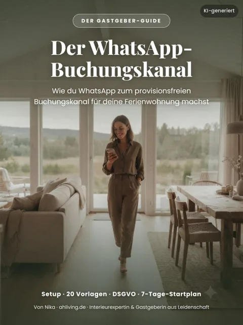 E-Book Der WhatsApp-Buchungskanal für Ferienwohnungen von ah.living
