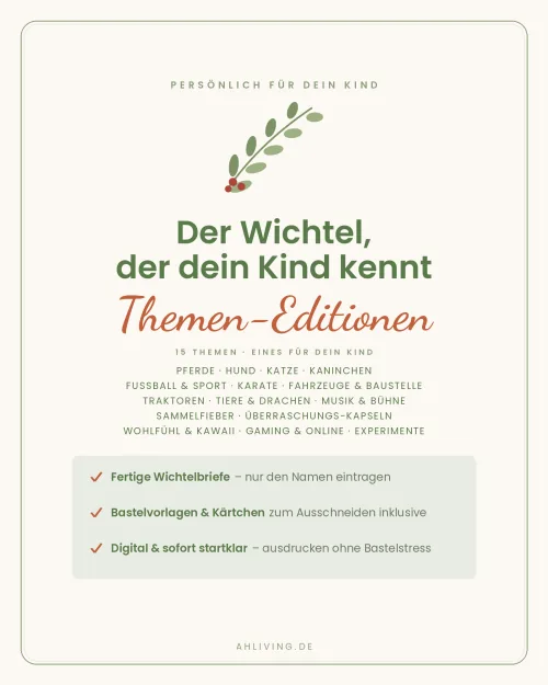 Wichtelbrief-Sets Der Wichtel, der dein Kind kennt von ah.living