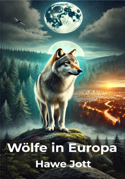 Cover des E-Books Wölfe in Europa von Hawe Jott