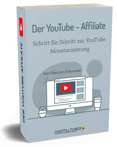 Produktbild des E-Books YouTube Monetarisierung mit Affiliate-Marketing