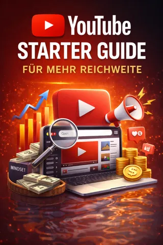 Produktbild YouTube Starter Guide für mehr Reichweite (E-Book)