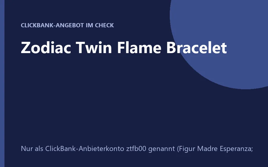 Angebot Zodiac Twin Flame Bracelet