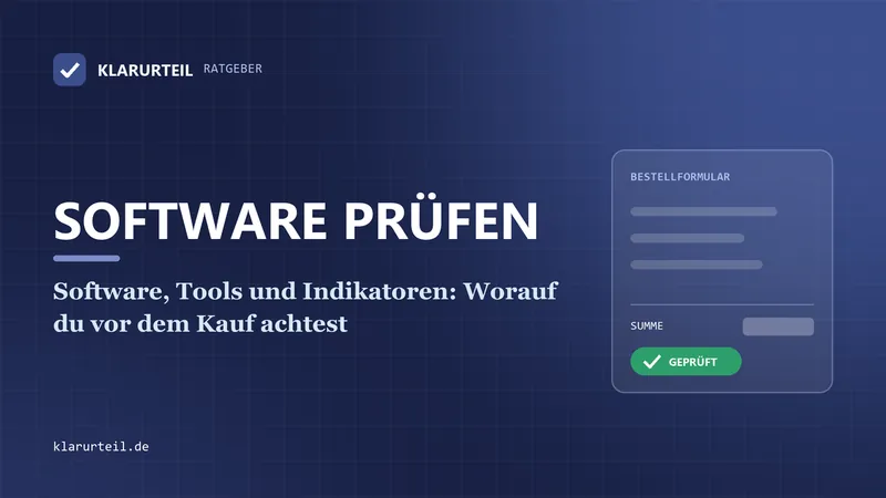Software, Tools und Indikatoren: Worauf du vor dem Kauf achtest