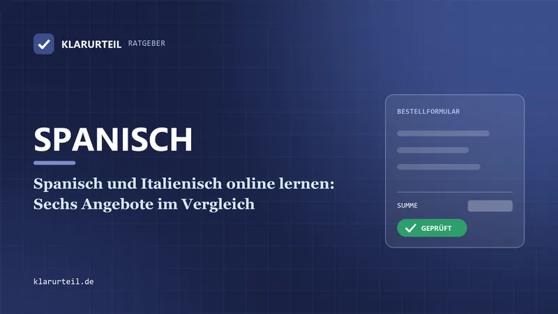Spanisch und Italienisch online lernen: Sechs Angebote im Vergleich